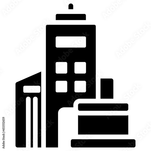 Company Name Glyph Icon