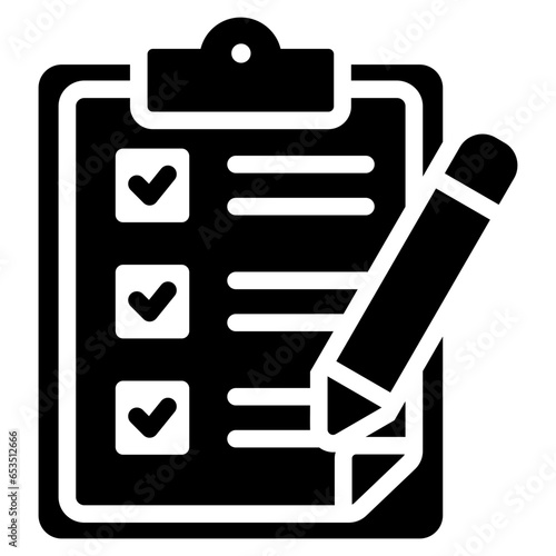 Listed Glyph Icon