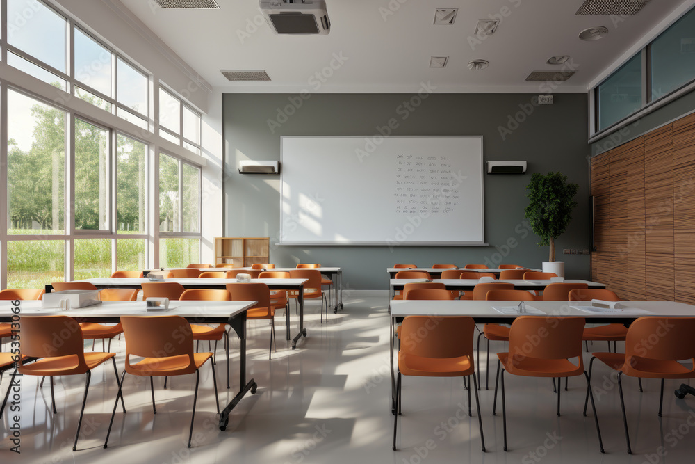 classroom in school