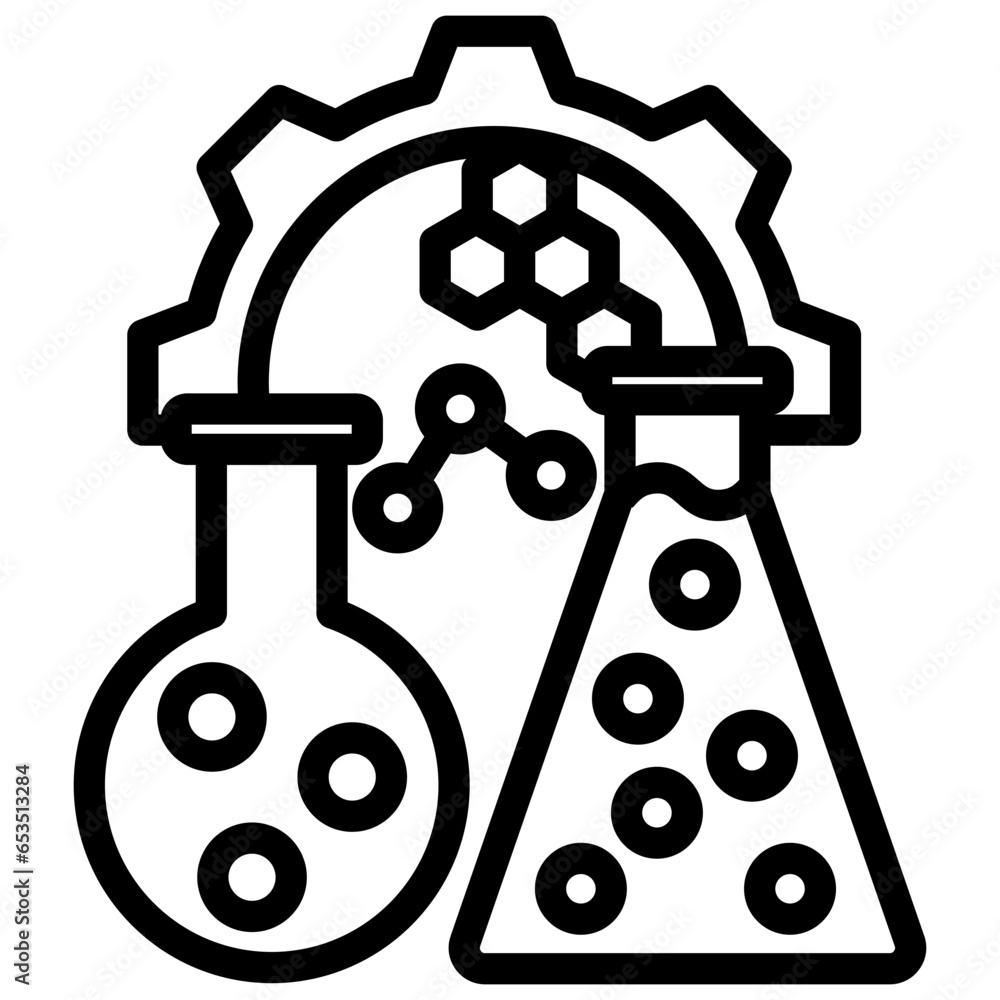 Specialty Chemical Outline Icon Specialty Chemical Outline Icon