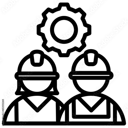 Field Engineering Outline Icon