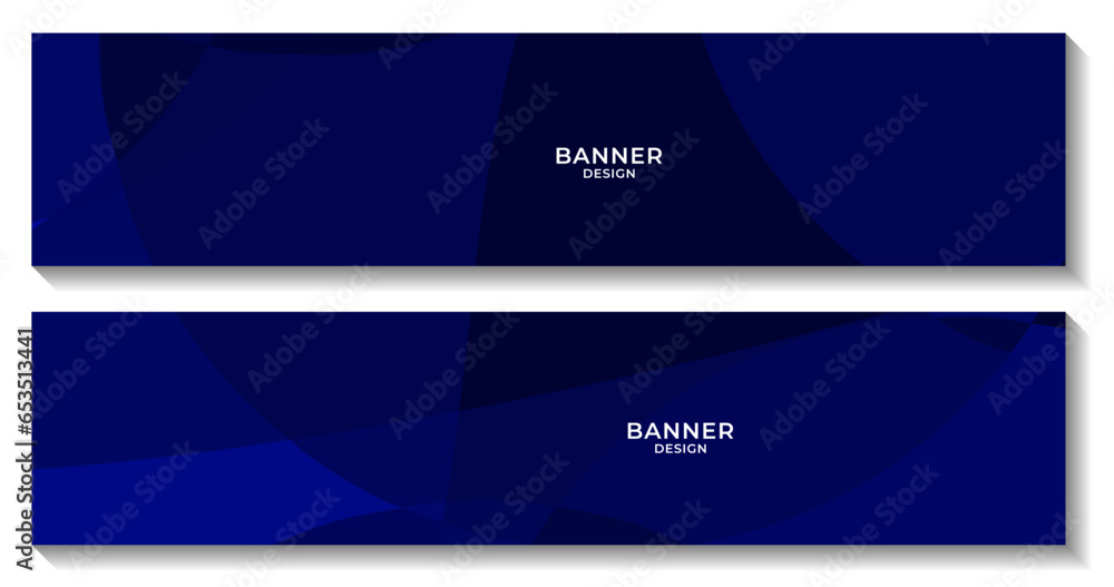 Fototapeta premium abstract business blue banner background