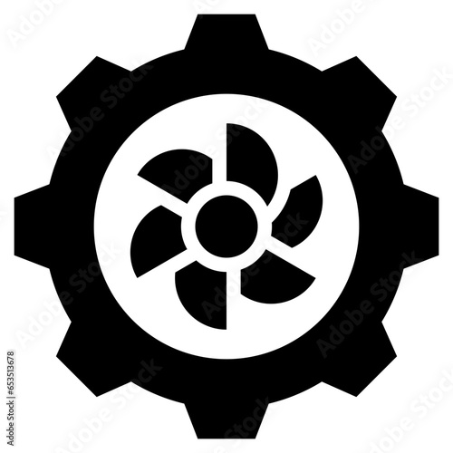 Turbines Glyph Icon