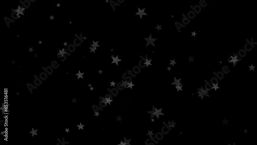 Wallpaper Mural stars animation on black background Torontodigital.ca