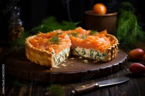 Savory Delight: Capturing the Essence of Finnish Salmon Pie's Flaky Perfection