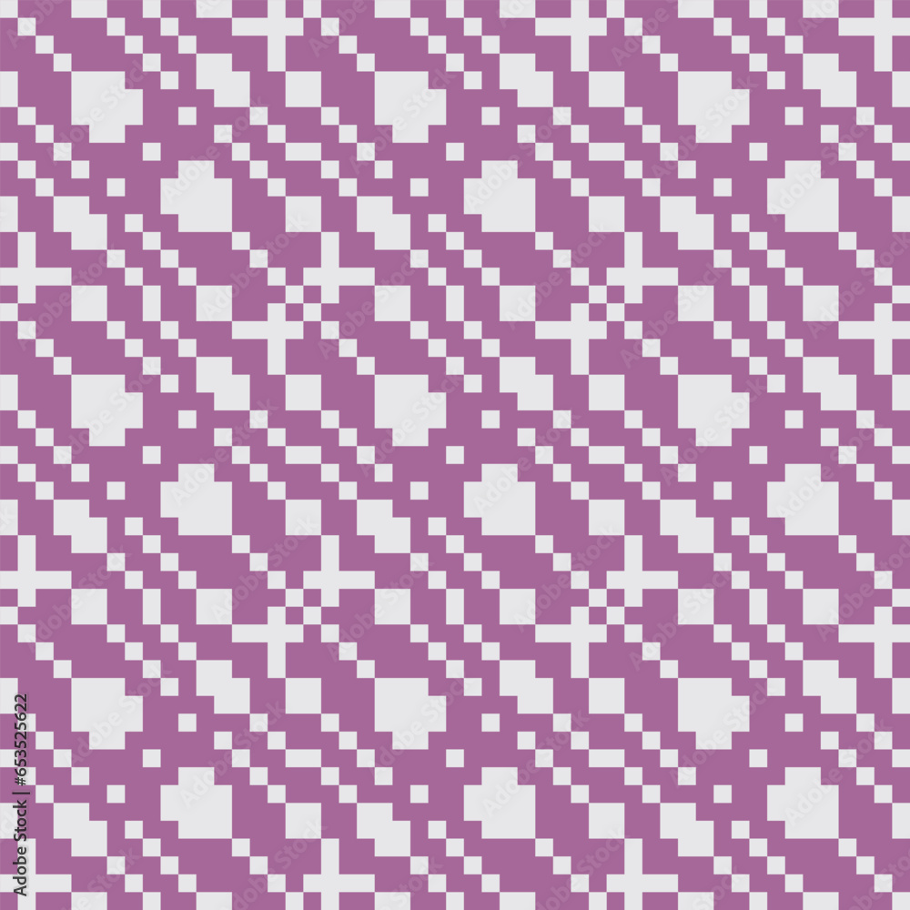 Fototapeta premium pixel seamless abstract pattern