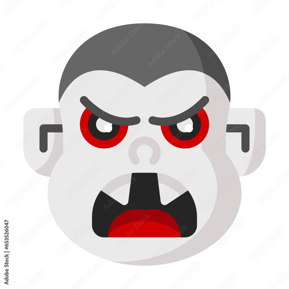 Vampire flat icon Vampire flat icon
