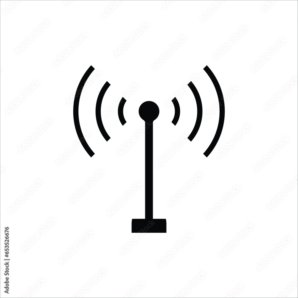 antenna icon design, illustration design antenna icon design, illustration design