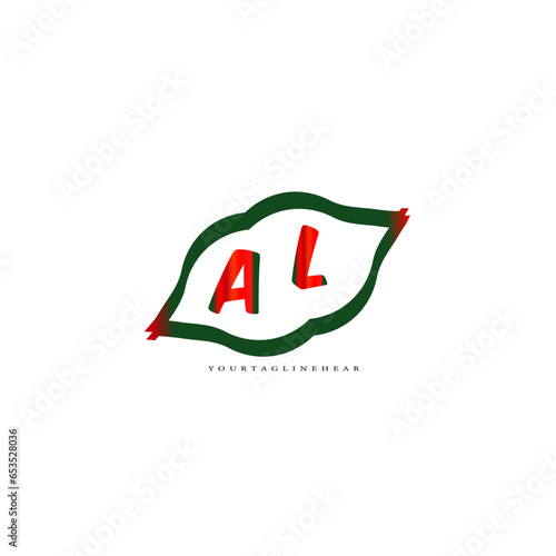 creative leap logo with gradient colour for your cosmetics business.