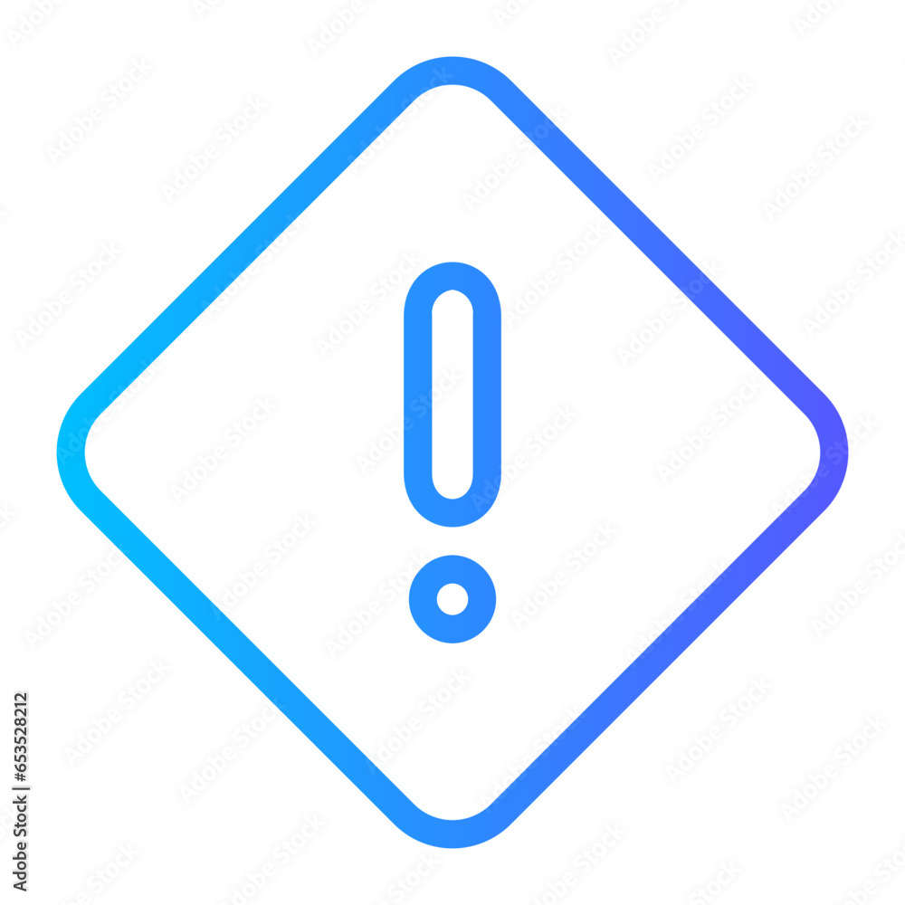 attention gradient icon attention gradient icon