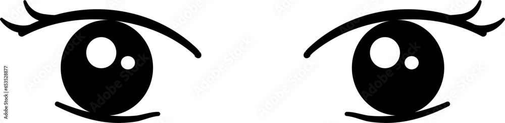 Fototapeta premium Body part clipart, five senses, body part cartoon, kids education