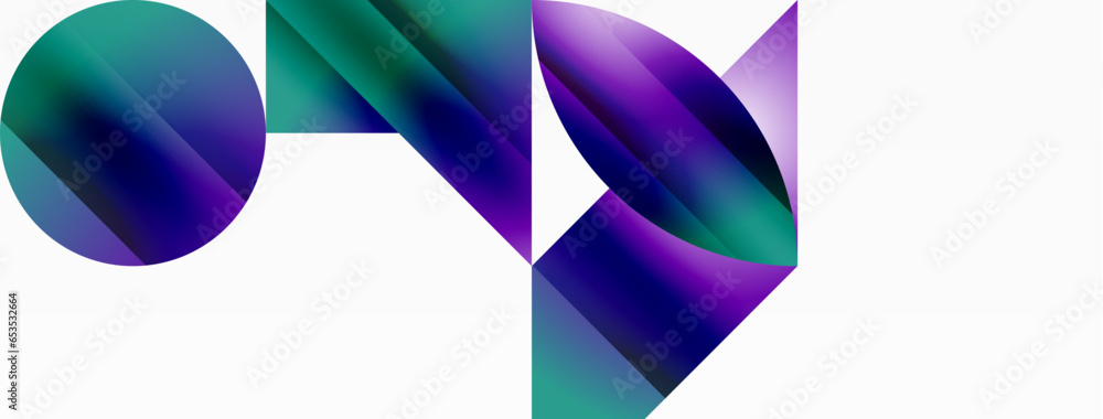 Serene gradient template. Circles and triangles mingle in minimalist perfection. Gentle fusion of forms and hues creates balanced yet captivating backdrop, embodying modern sophistication Serene gradient template. Circles and triangles mingle in minimalist perfection. Gentle fusion of forms and hues creates balanced yet captivating backdrop, embodying modern sophistication