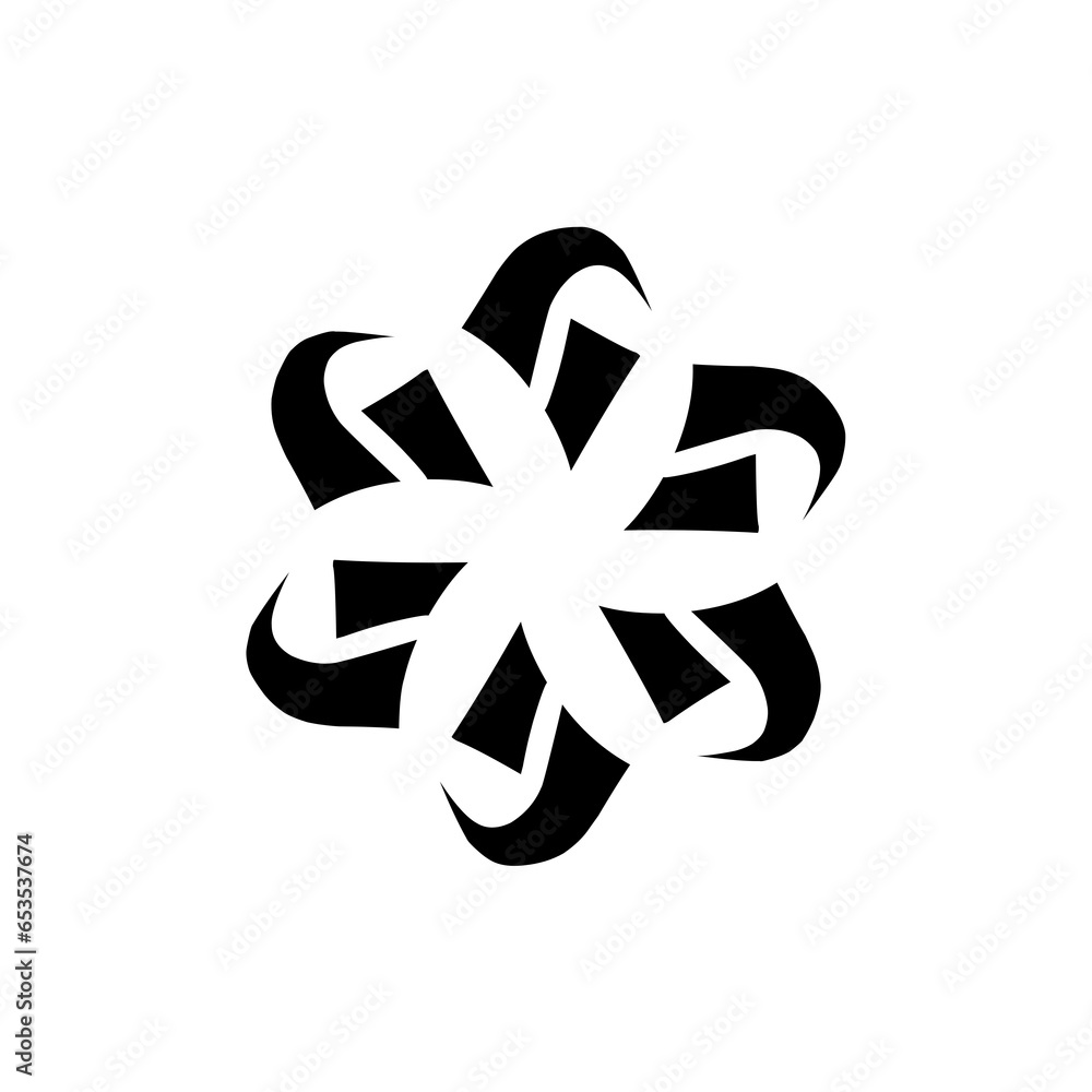 Fotografie symbol, icon, sign, vector, illustration, biohazard, star, button, web, hazard,