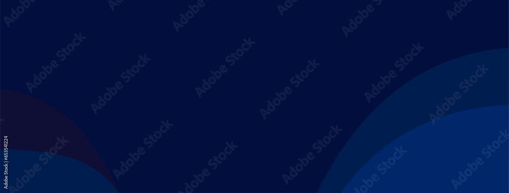 Abstract blue color background. Dynamic shapes composition. Minimalist vector.	