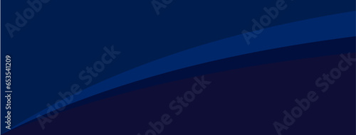 Abstract blue color background. Dynamic shapes composition. Minimalist vector. © KHF