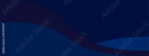 Abstract blue color background. Dynamic shapes composition. Minimalist vector. 