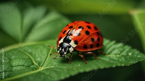 ladybird on a leaf