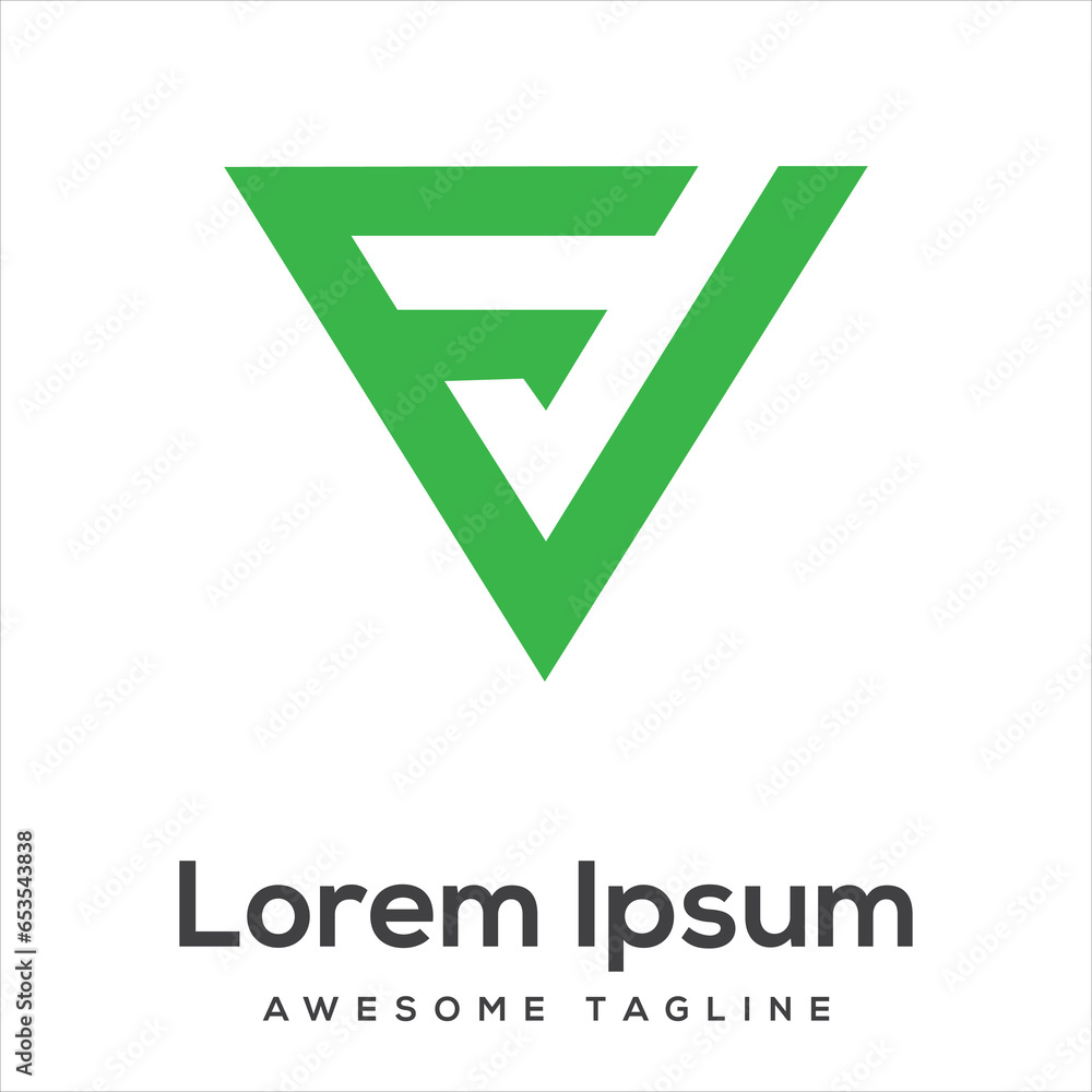 FJ Letter Logo Design Free Icon FJ Letter Logo Design Free Icon