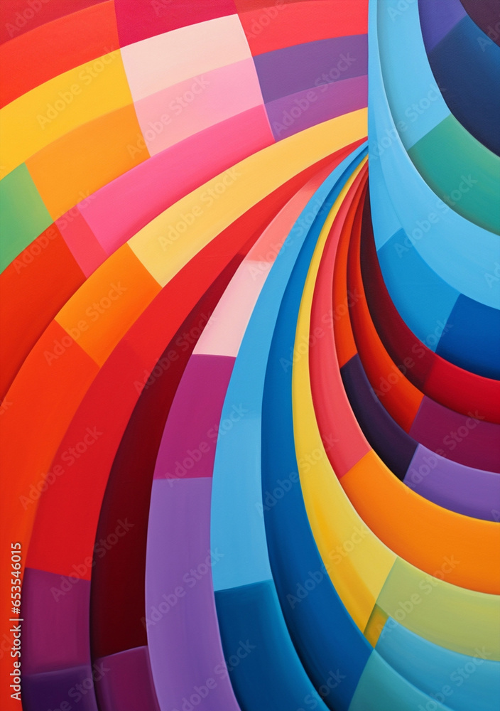 Obraz premium Pattern shape wallpaper background abstract colour art