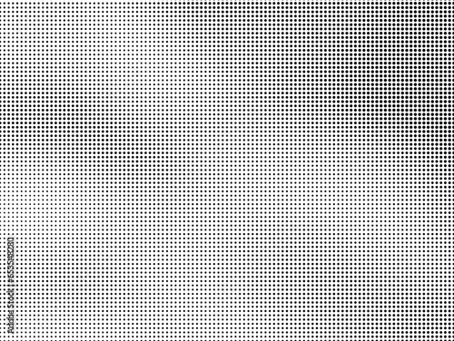 Black and White Dots  Halftone effect. Gradient