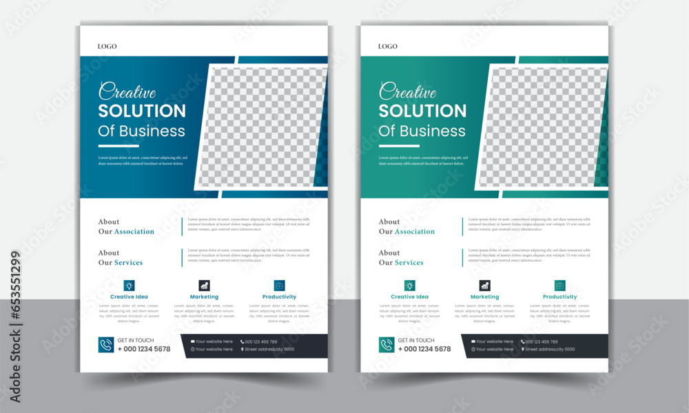 Corporate and creative business flyer design template, modern business Flyer design Template Brochure cover Corporate and creative business flyer design template, modern business Flyer design Template Brochure cover