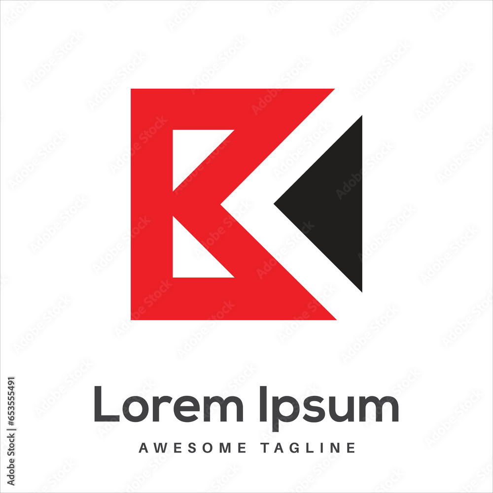 BK Letter Logo Design Free Icon BK Letter Logo Design Free Icon