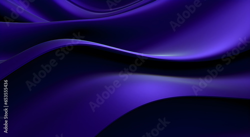 Purple Wave Abstract Art  A Mesmerizing Digital Painting 