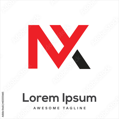 NYX Letter Logo Design Free Icon