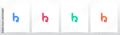 Circle Arrow Letter Logo Design B