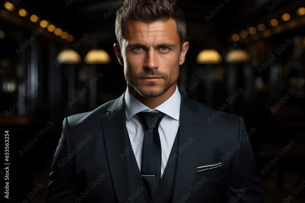 Suiting Up for Success: A Business Man's Professional Attire and Accomplishments Suiting Up for Success: A Business Man's Professional Attire and Accomplishments
