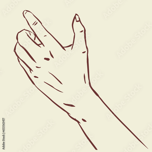 hand illustration vector for card decoration illustration