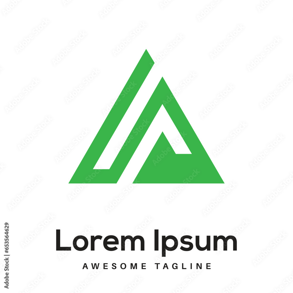 UA Letter Logo Design Free Icon UA Letter Logo Design Free Icon