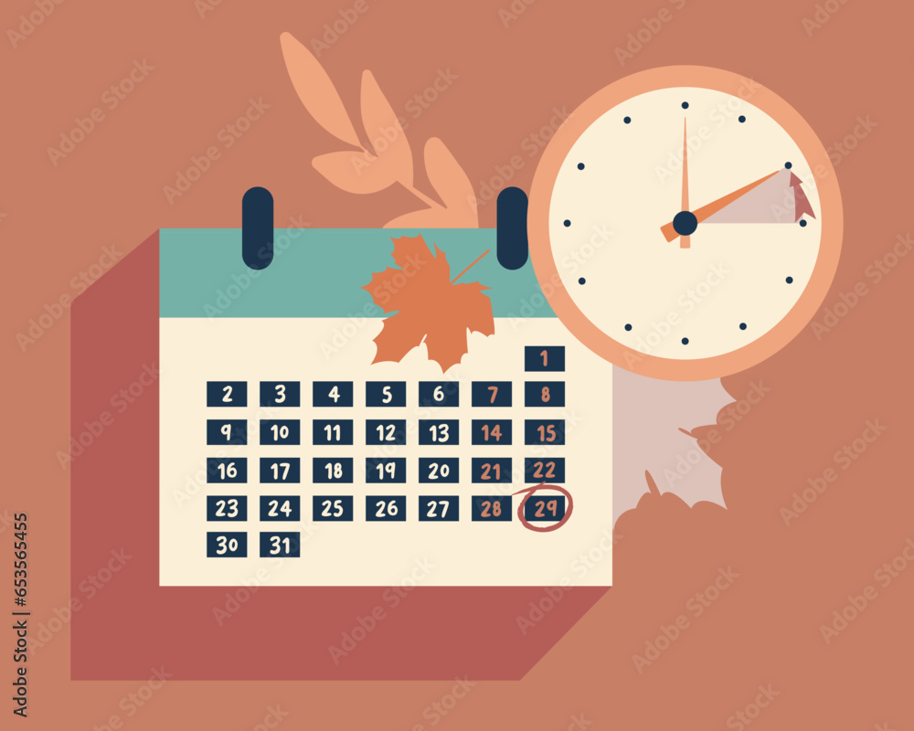 Fall Back in Europe 2023, change clock back one hour, Daylight Saving