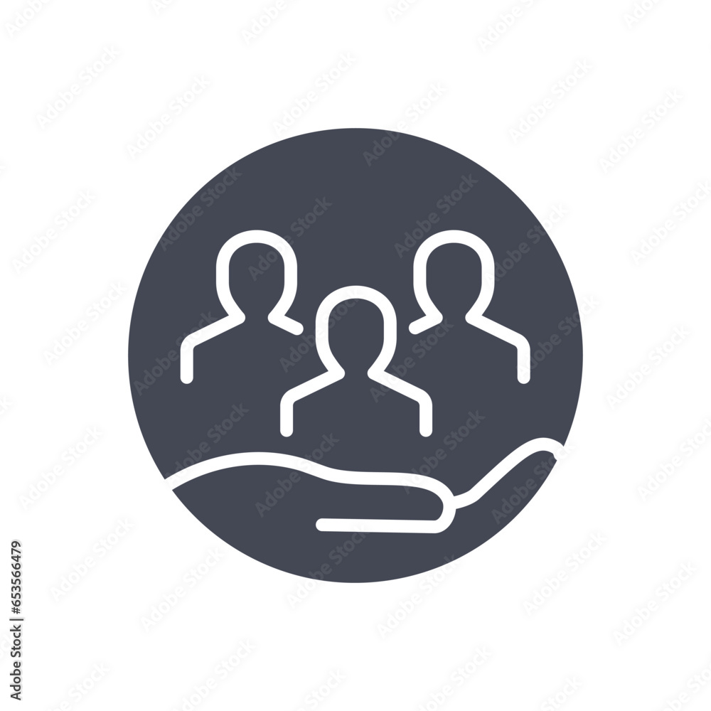 Core Values glyph icon on white background. Vector illustration. Core Values glyph icon on white background. Vector illustration.