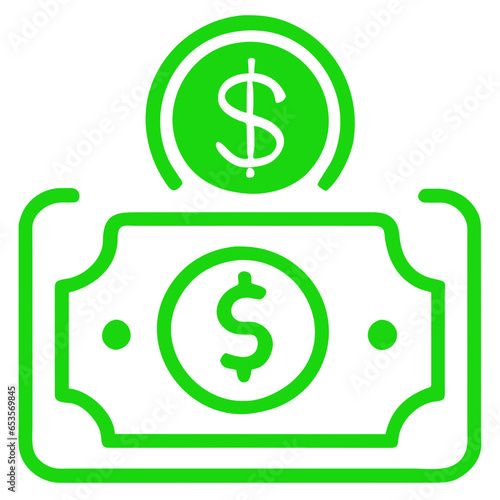 dollar sign icon