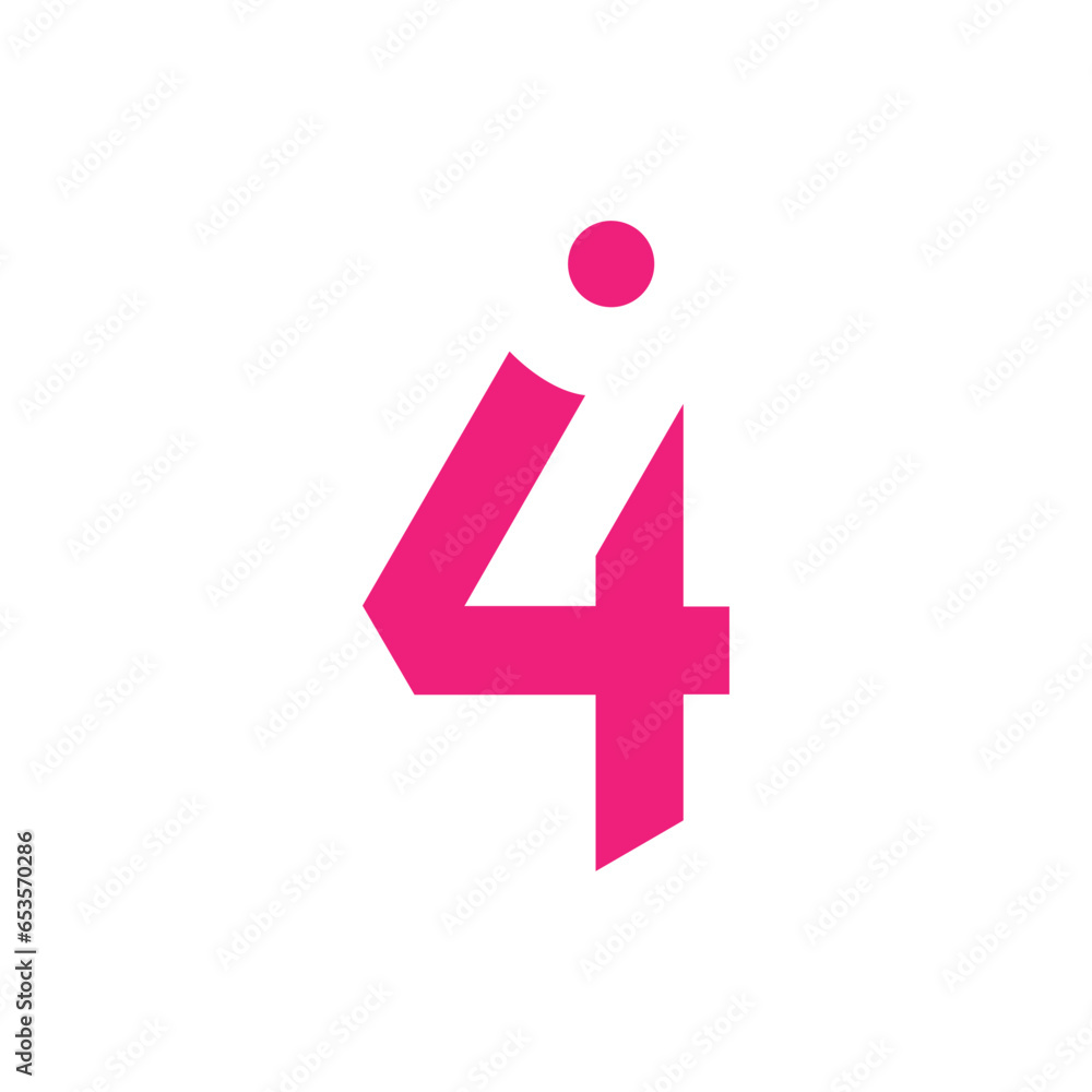 Obraz premium 4 Letter Logo Design Free