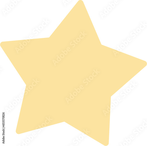 Yellow Star Vector Illustration