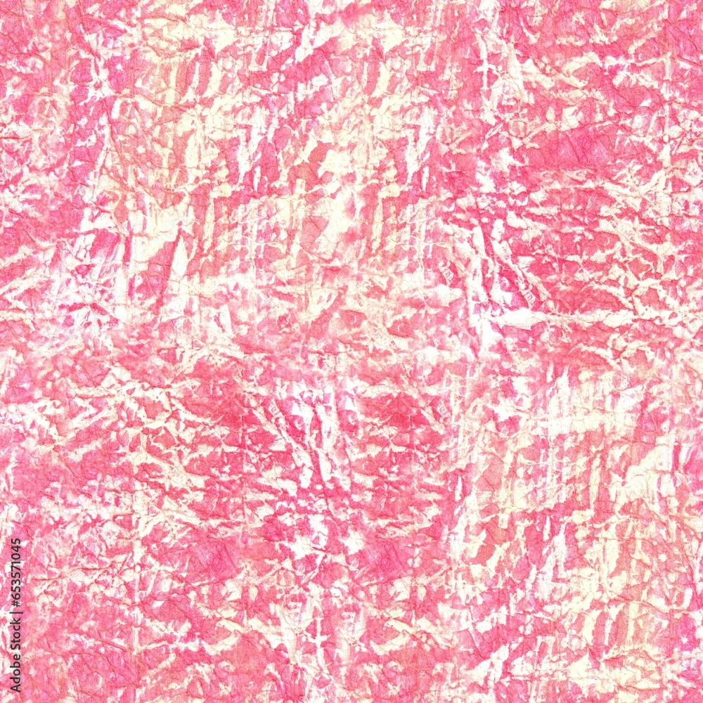 Fototapeta premium Pink watercolour abstract seamless pattern