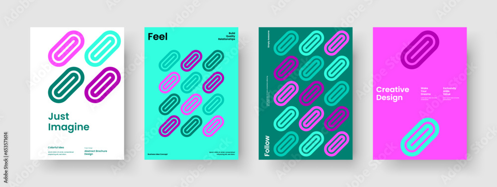 Fototapeta premium Isolated Business Presentation Layout. Abstract Banner Template. Modern Report Design. Flyer. Book Cover. Poster. Brochure. Background. Magazine. Newsletter. Leaflet. Advertising. Portfolio