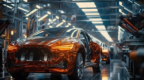 Automobile assembly line production © Lucky Ai