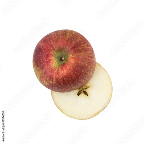 The apple cut