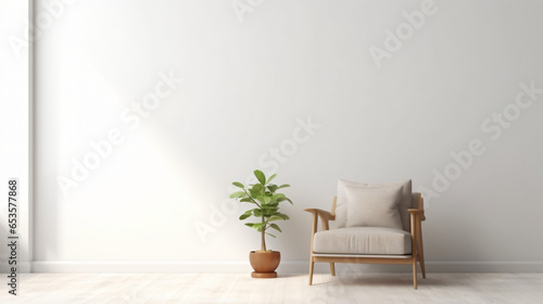 Modern minimalist interior