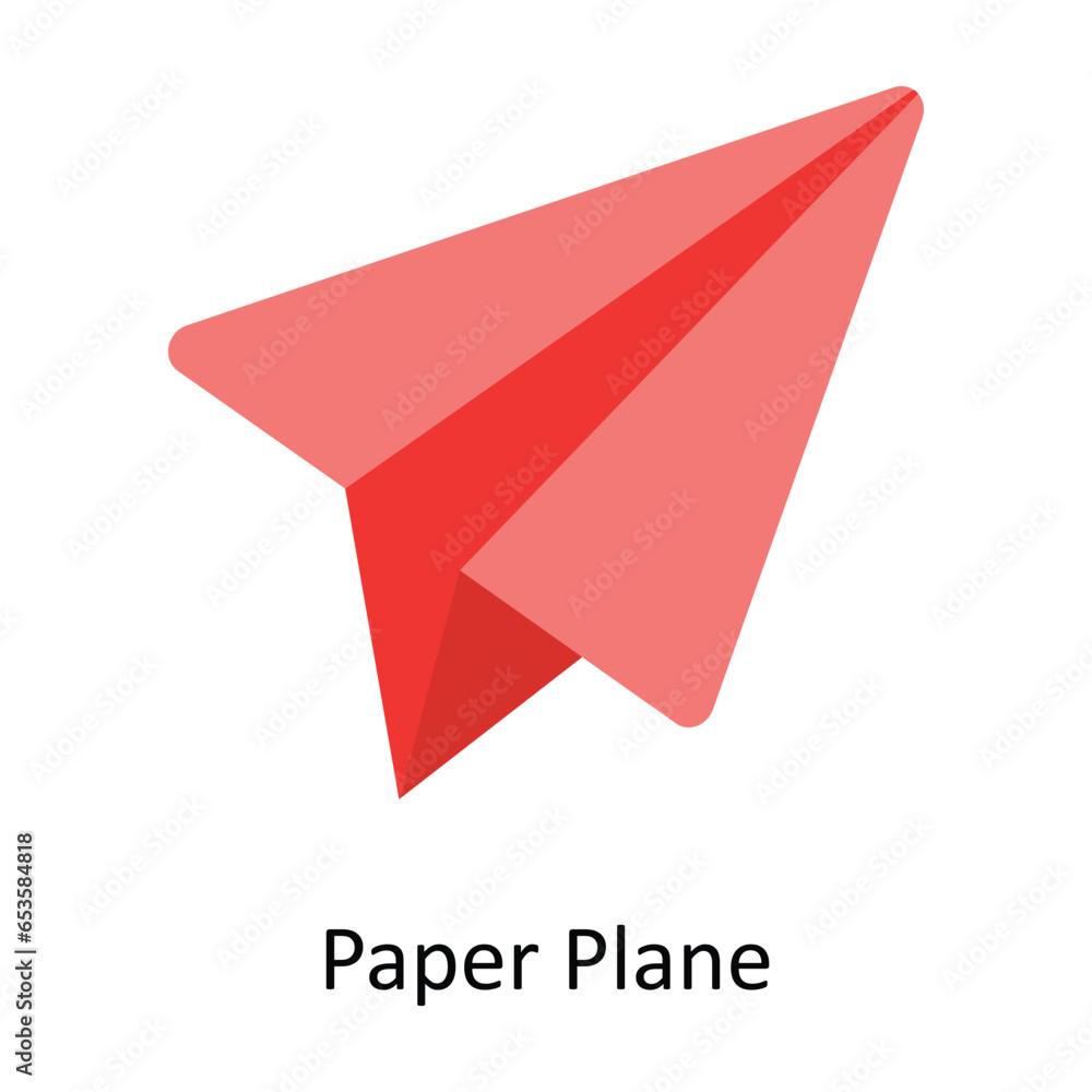 Paper Plane vector Flat Icon Design illustration. Symbol on White background EPS 10 File Paper Plane vector Flat Icon Design illustration. Symbol on White background EPS 10 File