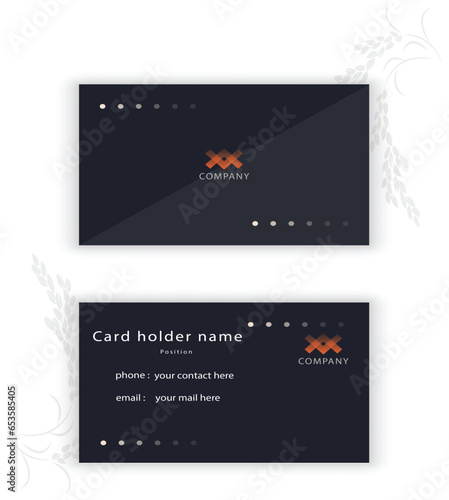 Modern business card design