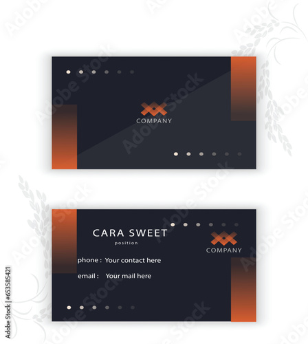 Modern business card design