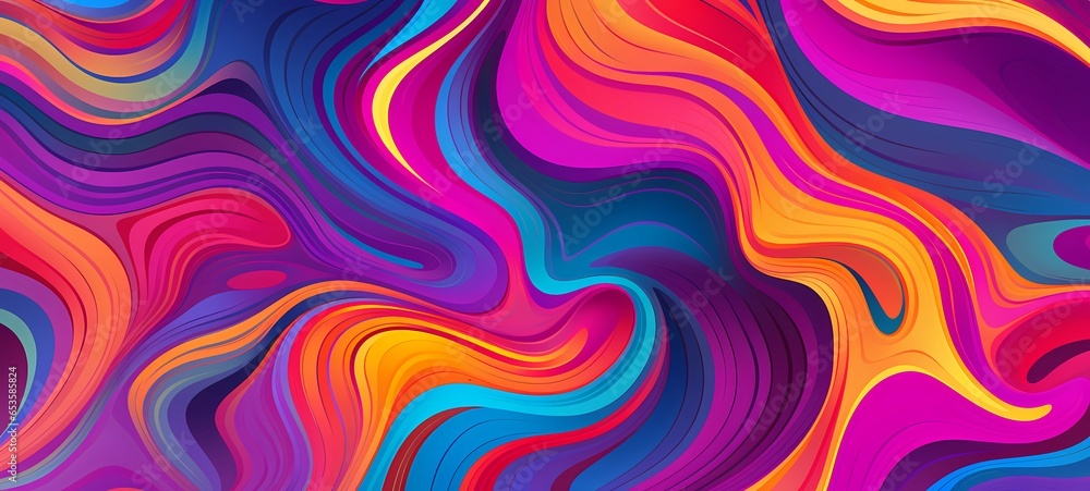 Colorful fluid abstract background