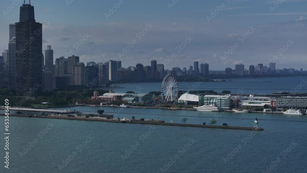 city skyline of Chicago 