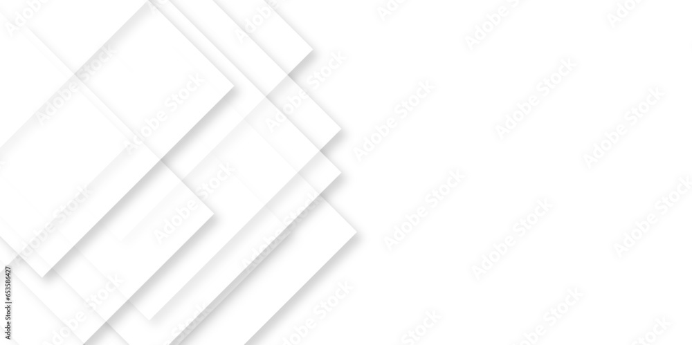 Fototapeta premium Modern and seamless retro pattern Minimalistic geometric white abstract background. abstract background perfect for cover, white light grey modern seamless technology concept elegant white background