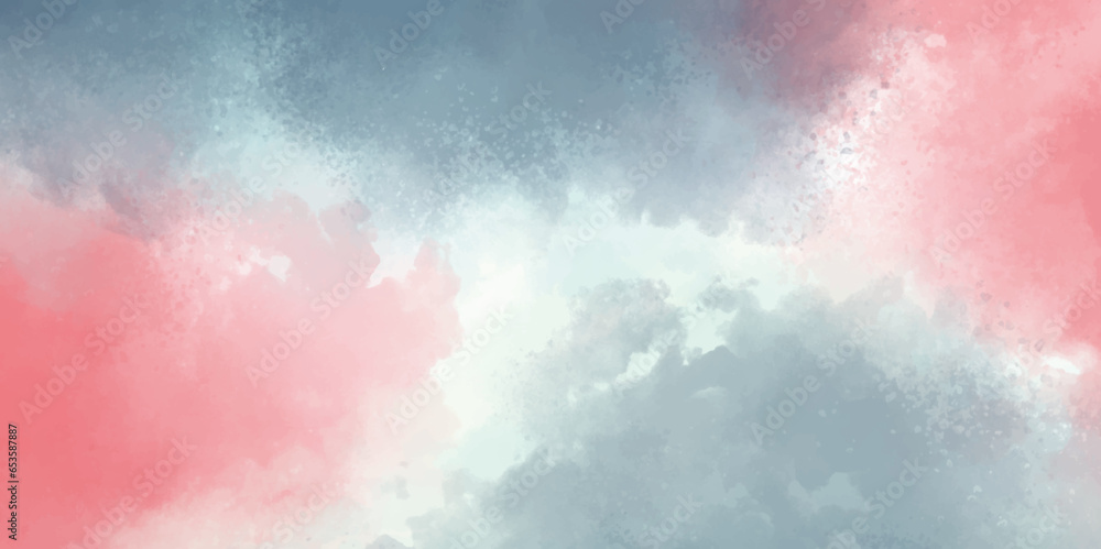 Abstract grunge grey, white and pink watercolor background. watercolor paint background design with colorful orange pink borders and bright center, watercolor bleed and fringe. colorful watercolor art Abstract grunge grey, white and pink watercolor background. watercolor paint background design with colorful orange pink borders and bright center, watercolor bleed and fringe. colorful watercolor art