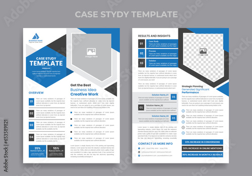 Business Case Study Template Design